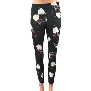 The North Face FD Pro 160 Tight Black Floral Mid Rise Yoga Leggings Pants Size S